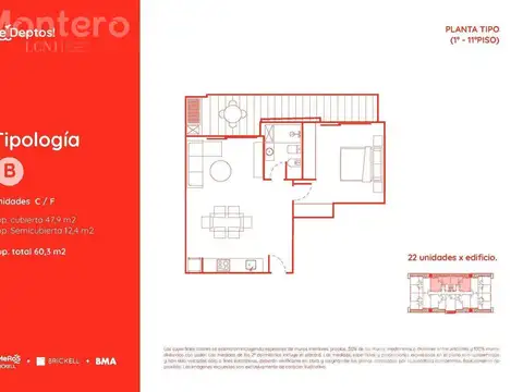 Departamento en Venta en Santa María del Tigre, USD 114.570
