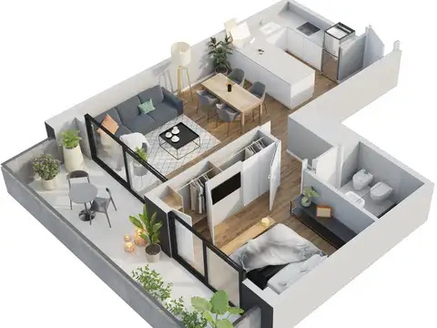 VENTA Depto BELGRANO 1 Y 2 AMB BALCONES TERRAZAS PILETA PARRILLA LAUNDRY BICICLETEROS SUM COWORKING