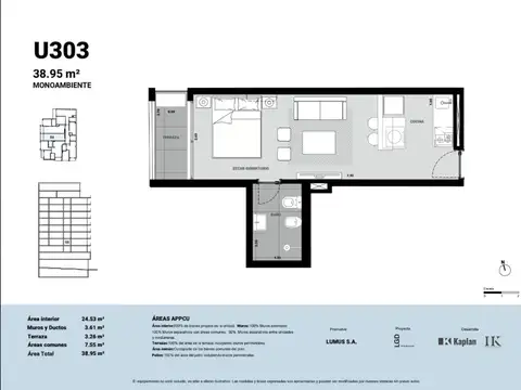 Departamento en Venta al Oeste