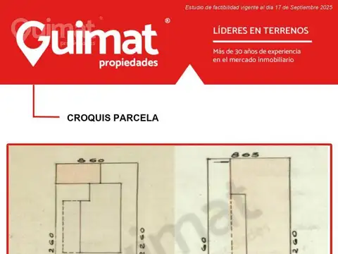 Terreno en Venta de 389,0 m2