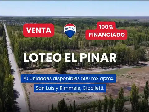 VENTA LOTES RESIDENCIALES CIPOLLETTI