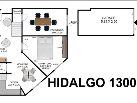 Depto Tipo Casa en Venta de 3 ambientes