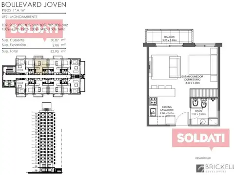 Departamento en Venta en Tigre Centro, USD 79.080
