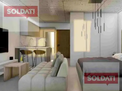 Departamento Mono ambiente en venta Brickell Joven Tigre