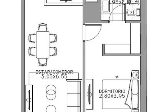 DEPARTAMENTO 2 AMBIENTES 75M2 A ESTRENAR 