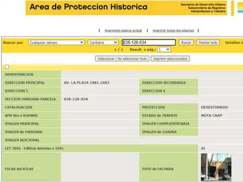 Av. La Plata al 1900