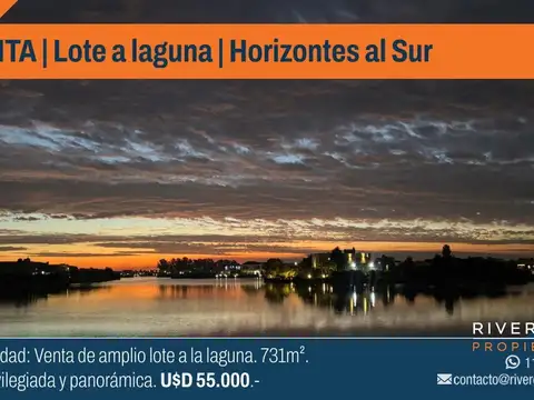 Lote a la Laguna - Oportunidad - Horizontes al Sur