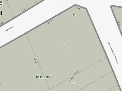 Terreno en Venta 40  mts Frente