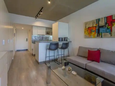 Monoambiente amoblado con balcón en alquiler en Palermo Hollywood