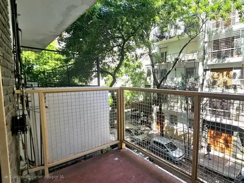 Departamento 2 ambientes con 1 baño