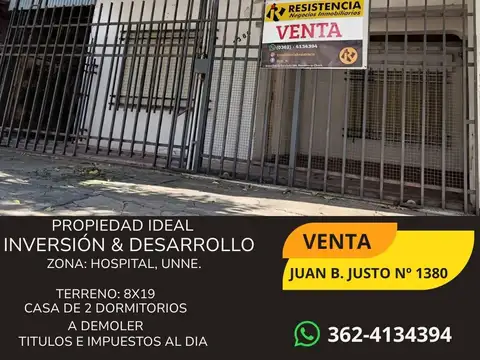 CASA A RECLICLAR BUENA UBICACION 