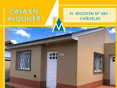 CASA  CENTRICA EN ALQUILER - CAÑUELAS