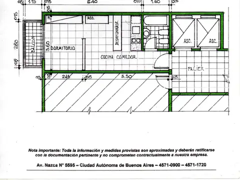 Departamento en Alquiler de Monoambiente