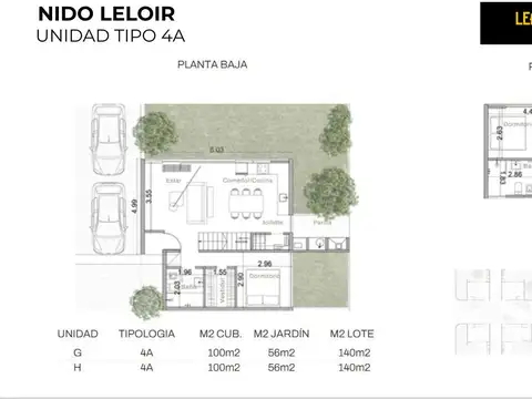 Departamento en Venta con 2 cocheras