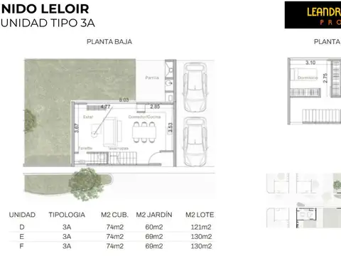Departamento en Venta con 2 cocheras
