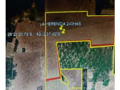 Venta de campo agrícola 625 HAS en General Taboada, Santiago del Estero.