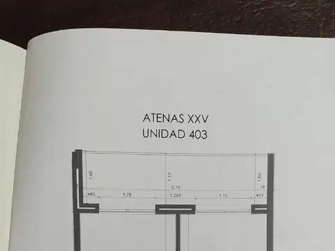 Departamento en Venta de 1 dormitorio