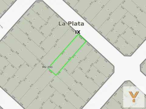 Terreno en venta - 427mts2 - La Plata