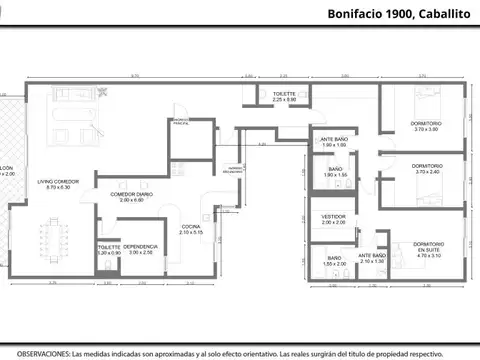 Departamento en Venta en Flores, USD 310.000