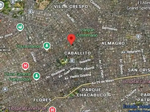 Departamento 2 ambientes con 1 baño