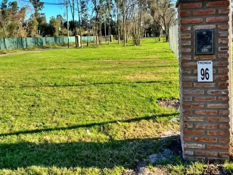 Hermoso Lote En Barrio Abierto Fronda, Escobar.