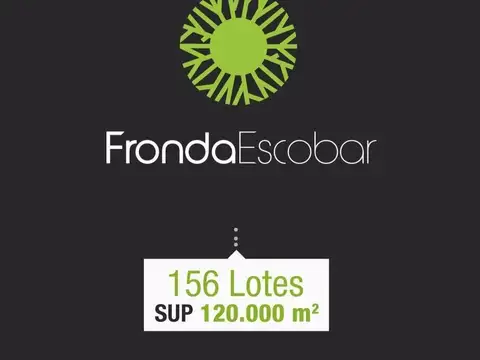 Hermoso lote en Barrio abierto Fronda, Escobar.