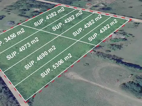 Terreno en Venta de 4382,0 m2