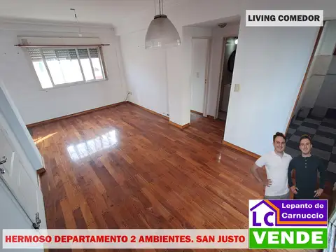 Departamento 2 ambientes con 1 baño