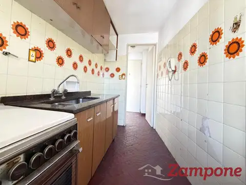 Departamento 2 ambientes con 1 baño