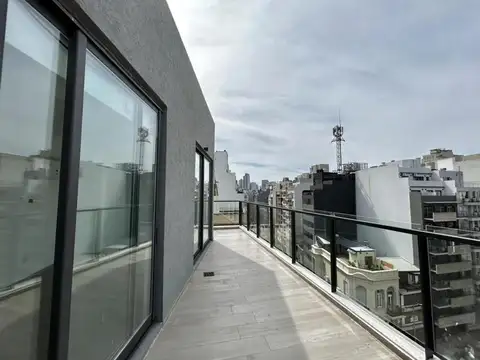 Departamento 2 ambientes con 2 baños