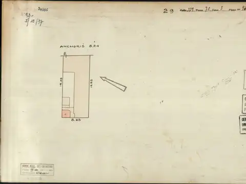 Terreno en Venta 17  mts Fondo