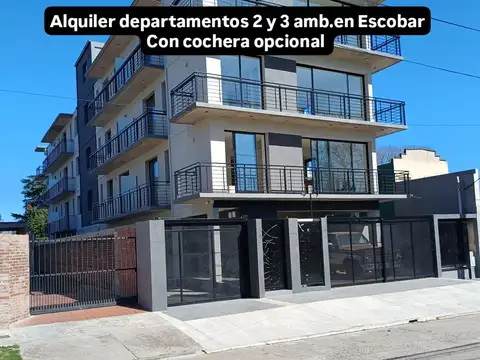 Alquiler departamentos en Escobar