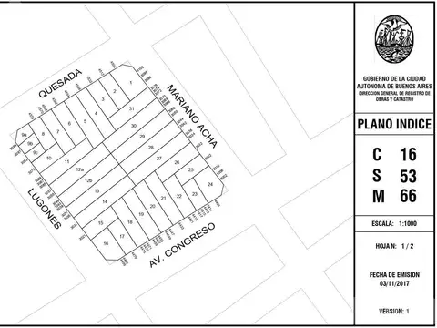 Terreno en Venta 8  mts Frente