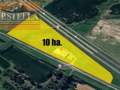 Nave Comercial 3080 m² s/ Facción de 10 ha. - Frente Au. Luján - Bragado (RN5) - Jauregui