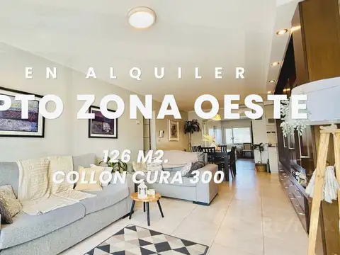 ALQUILER DEPARTAMENTO 3 DORM., COLLON CURA 300