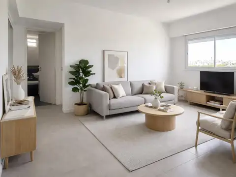 Departamento de 2 amb. con vista abierta en Villa Gral. Mitre