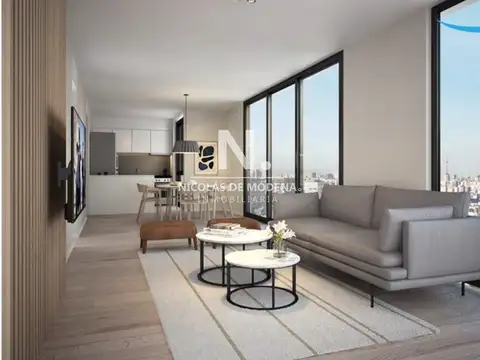 Departamento 2 ambientes con 1 baño