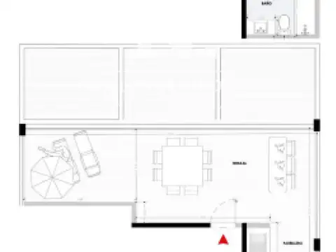 Departamento en Venta de Monoambiente