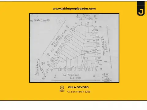 Terreno en Venta en Villa del Parque, USD 370.000
