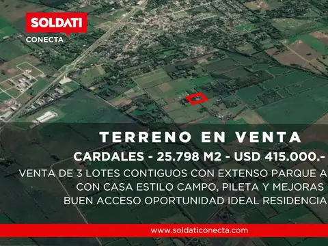 Terreno en Venta en Los Cardales, Partido de Exaltación de la Cruz