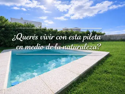 CASA TRES AMBIENTES EN BARRIO LAGUNA AZUL 118M2