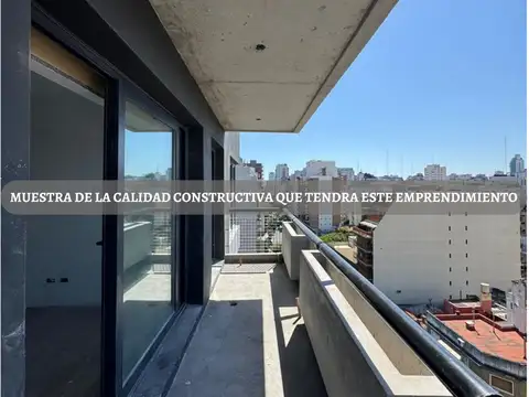 VENTA DEPTO 2AMB C/BCON ATERRAZADO A ESTRENAR