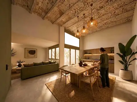 VENTA - Casa de dos dormitorios, patio y terraza con parrillero - Lourdes, Rosario.