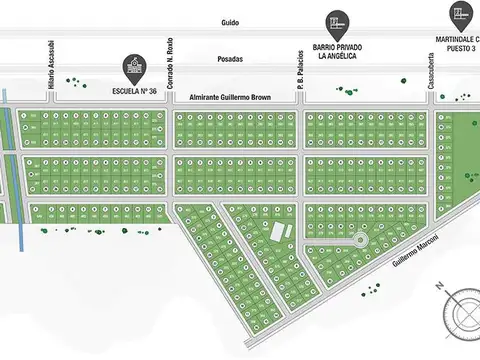 Venta Terrenos en Barrio Parque Las Clemencias, Pilarica - Pilar