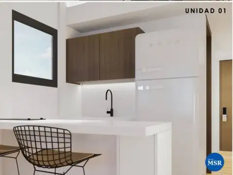 Departamento 2 ambientes con 1 baño