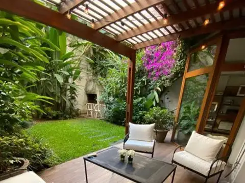 ALQUILER!!! AMOBLADO UNICO CON JARDIN RECOLETA! Pacheco de Melo al 2000 , 3 amb, c/ dep. c/jard...