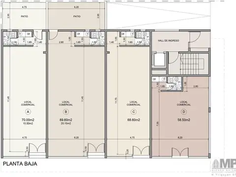 Departamento en Venta de 3 ambientes