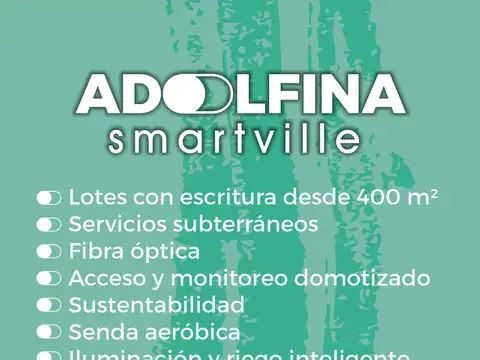 Lote en San Rafael - Loteo Adolfina Smartville - Ortubia 2600
