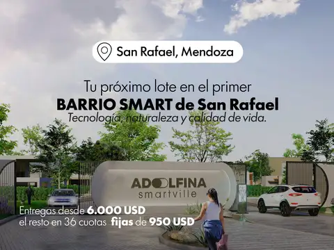 Lote En San Rafael - Loteo Adolfina Smartville - Lotes Desde 400 M2