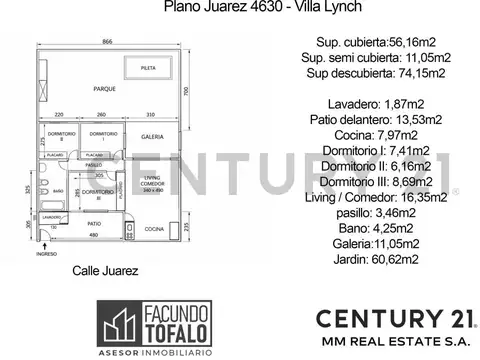 PH 4 AMBIENTES AL FONDO CON PARQUE, PILETA Y PARRILLA. Apto crédito. Permuta